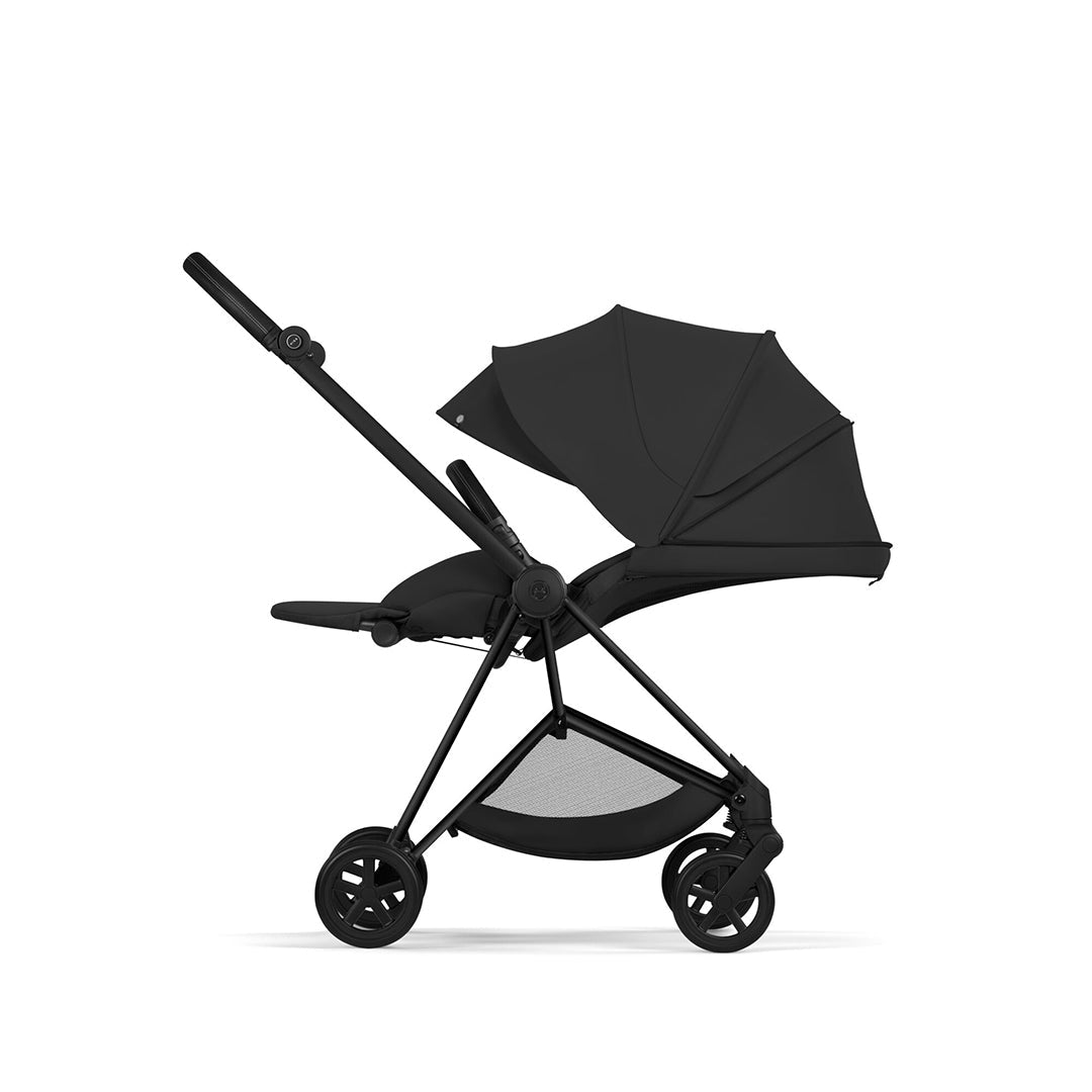 CYBEX Mios Comfort Pushchair & Foldable Carrycot - Sepia Black/Black-Strollers-Sepia Black/Black- | Natural Baby Shower