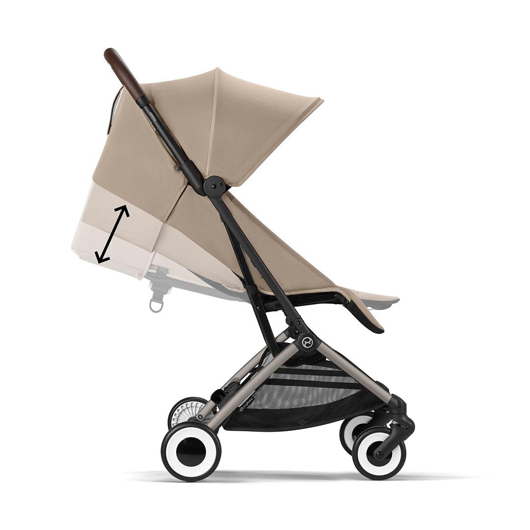 CYBEX Orfeo Pushchair - Almond Beige - Taupe-Strollers-Almond Beige-Taupe | Natural Baby Shower