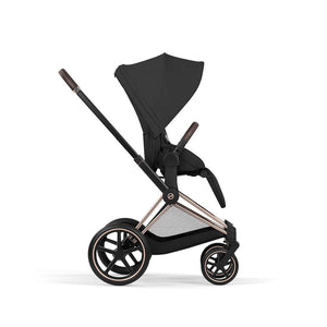 CYBEX Priam Comfort Pushchair & Foldable Carrycot - Sepia Black/Rose Gold-Strollers-Sepia Black/Rose Gold- | Natural Baby Shower
