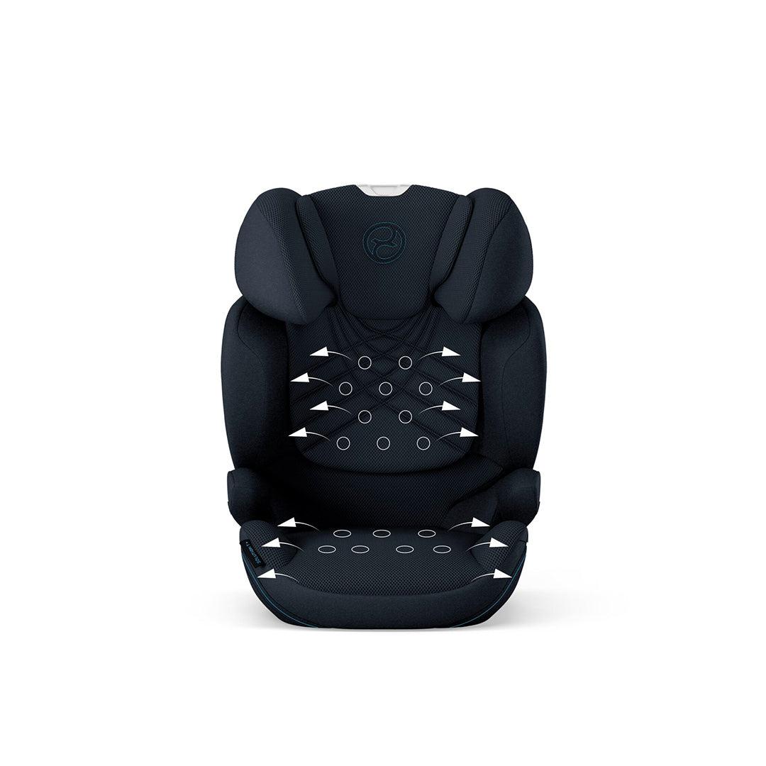 CYBEX Solution T i-Fix Plus Car Seat - Nautical Blue-Car Seats-Nautical Blue- | Natural Baby Shower