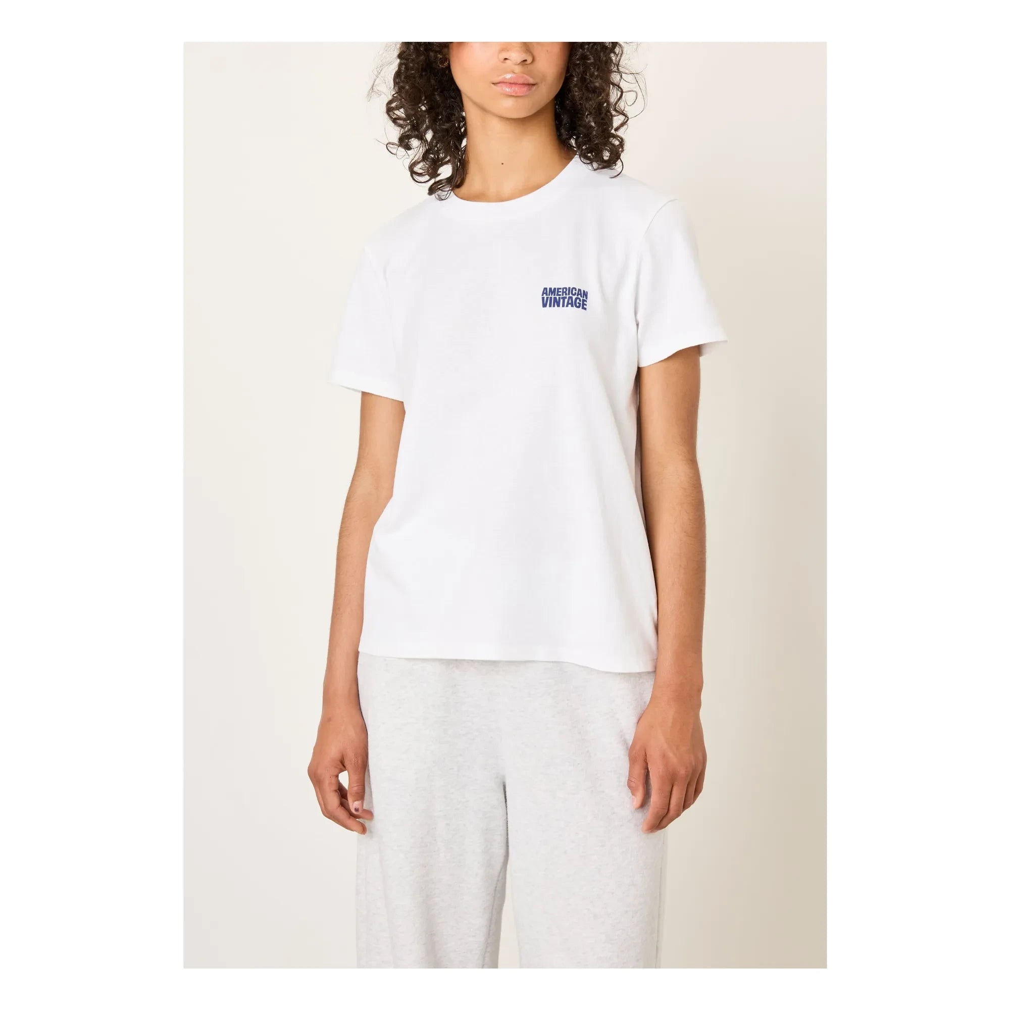American Vintage - Ykobow Cotton T-Shirt | White
