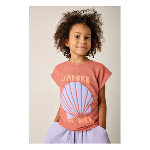 Tumble N'Dry - Pesca organik pamuklu T-shirt | Terracotta
