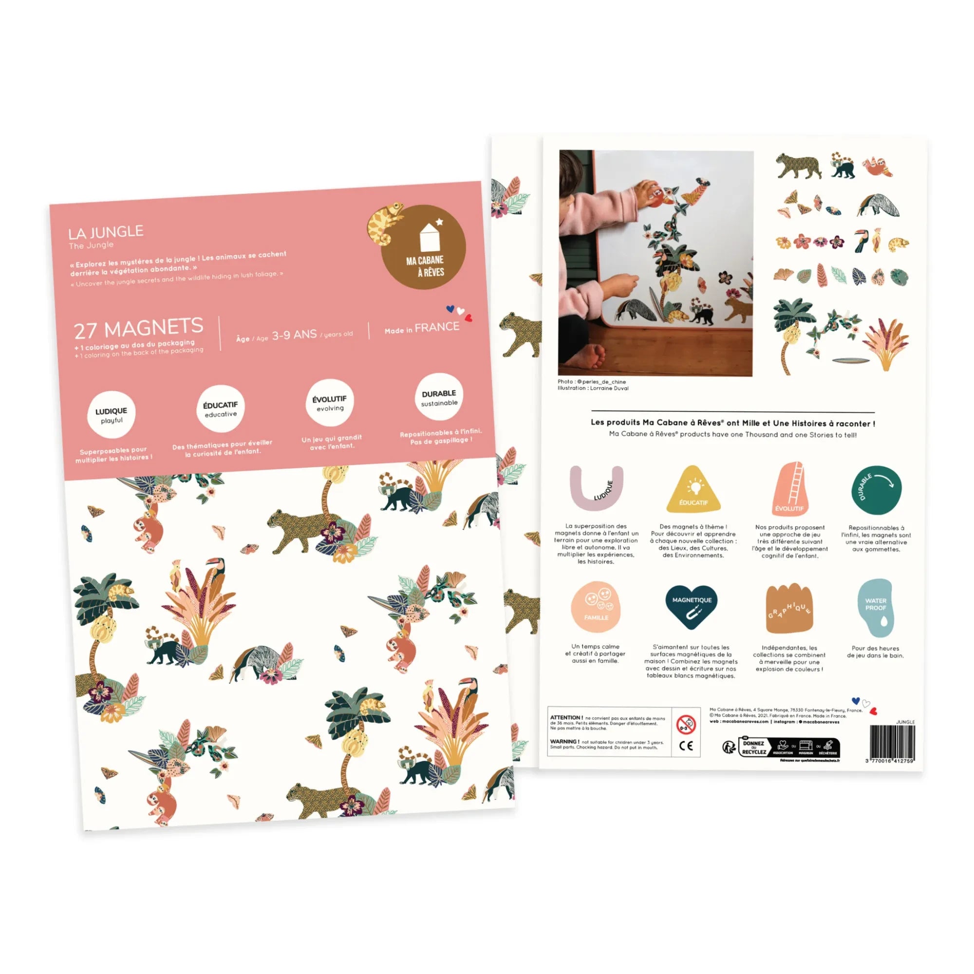 Ma Cabane à rêves - Animal Magnet Sets