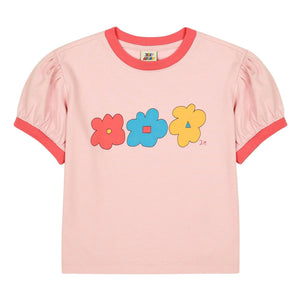 Jelly Mallow - Floral T-Shirt | Powder Pink
