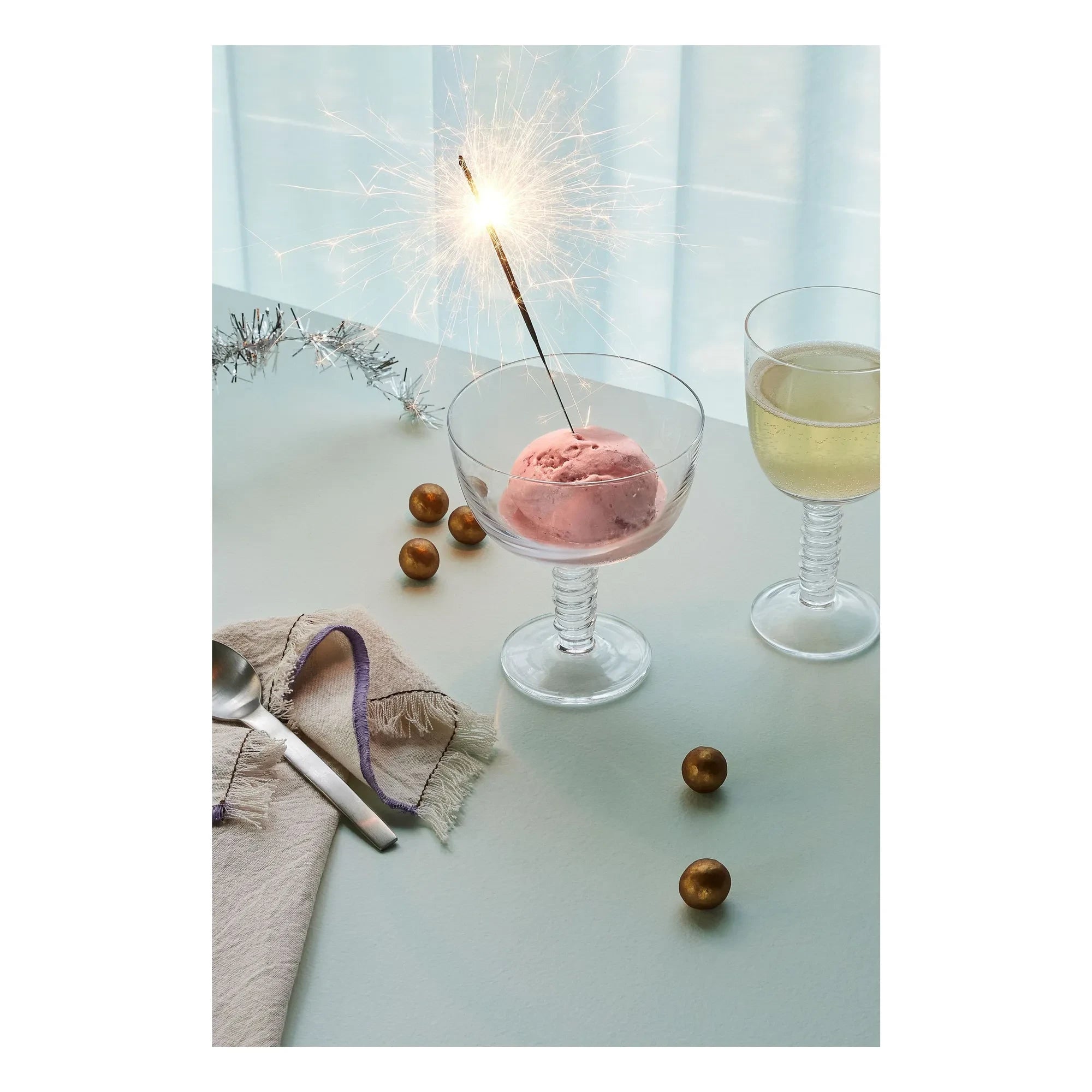 Hübsch - Clink Champagne Glass