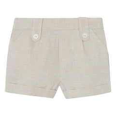 Tartine et Chocolat - Baby Linen Shorts | Sand