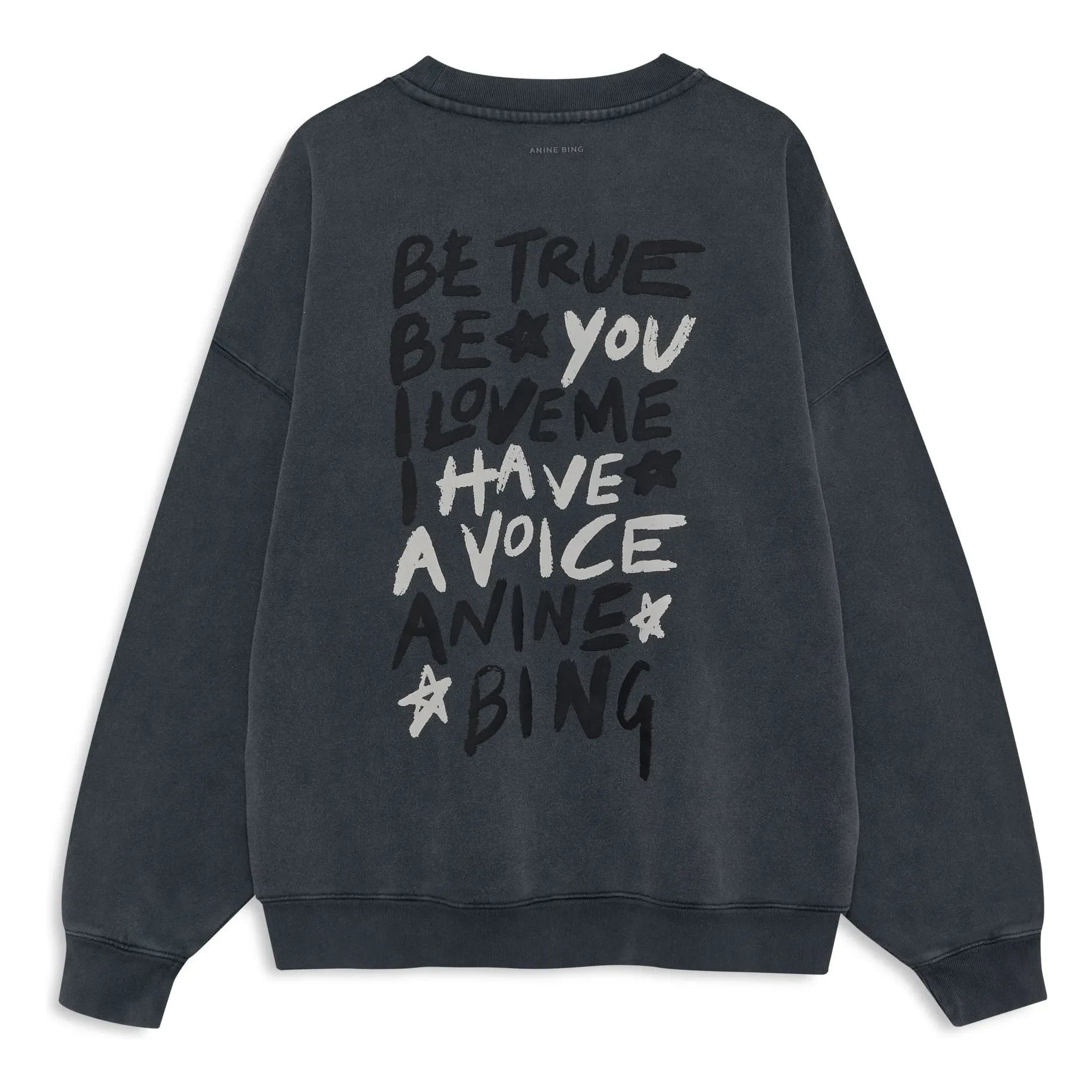 Anine Bing - Miles Empowerment Sweatshirt | Black