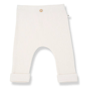 1+ in the family - Marcel Ribbed Leggings | Ecru