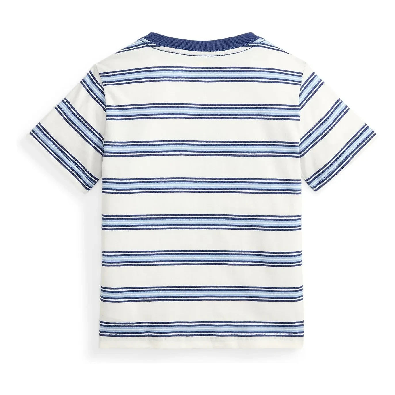 Ralph Lauren - Striped Logo T-Shirt | Blue