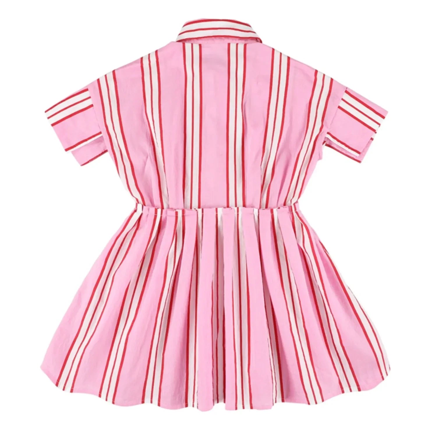 Morley - Striped Xoe Dress | Candy pink