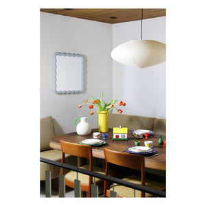 &Klevering - Zigzag Mirror | Light Blue
