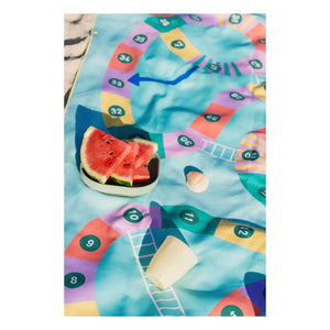 Quut - Echelle et Serpent Microfiber Beach Towel | Blue