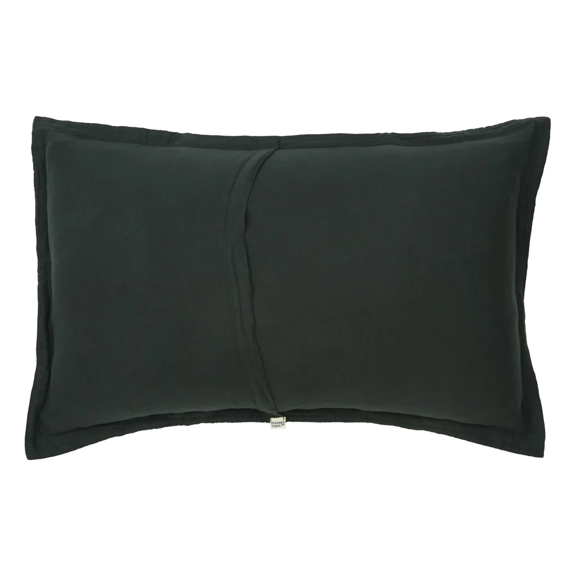 Poudre Organic - Tamaris Double-Layer Cotton Muslin Pillowcase | Black