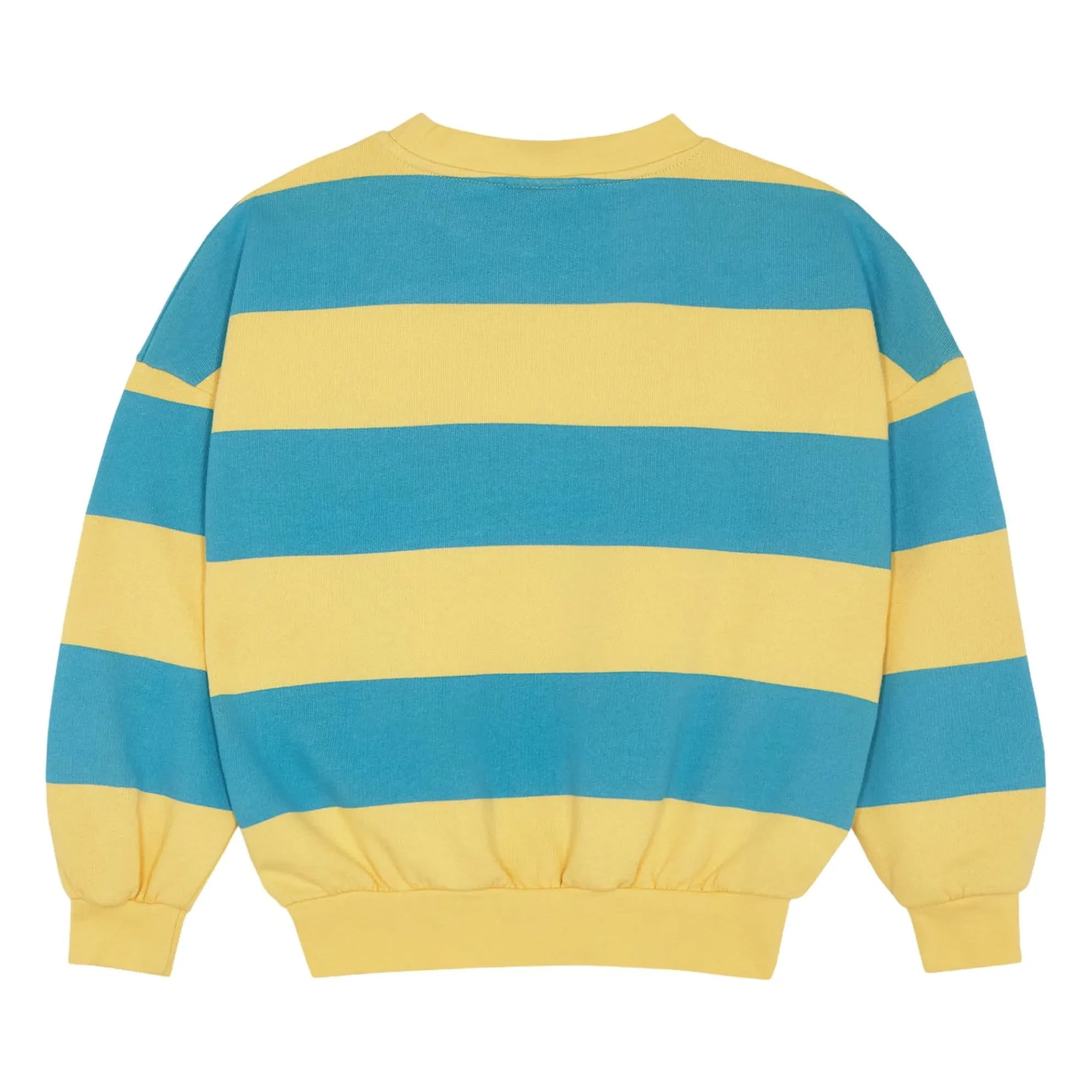 The Campamento - Oversized Striped Sweatshirt | Yellow