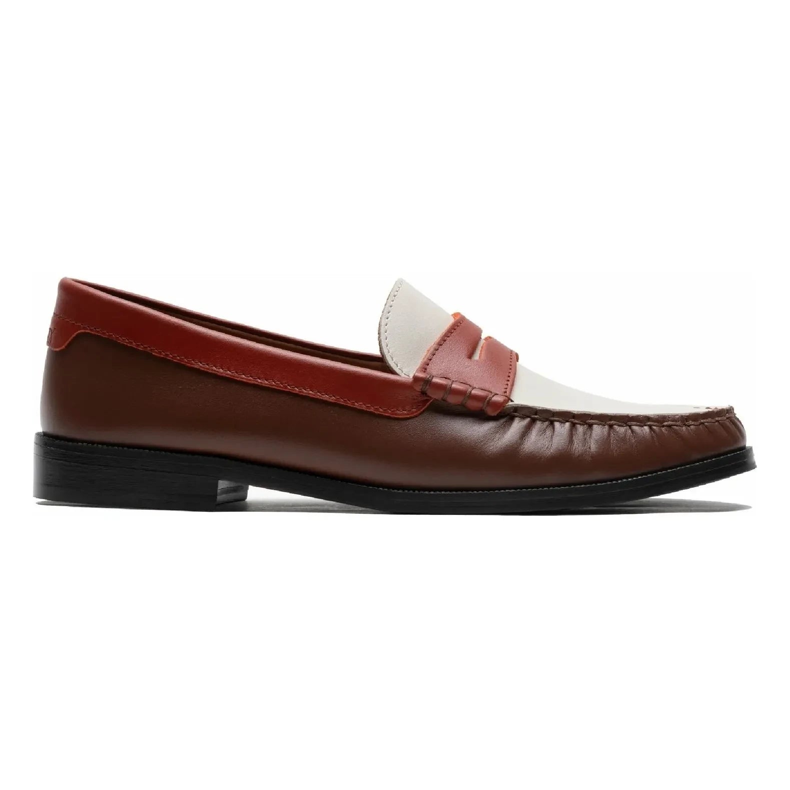 Lachoix - Penny Tricolor Loafer | Brown