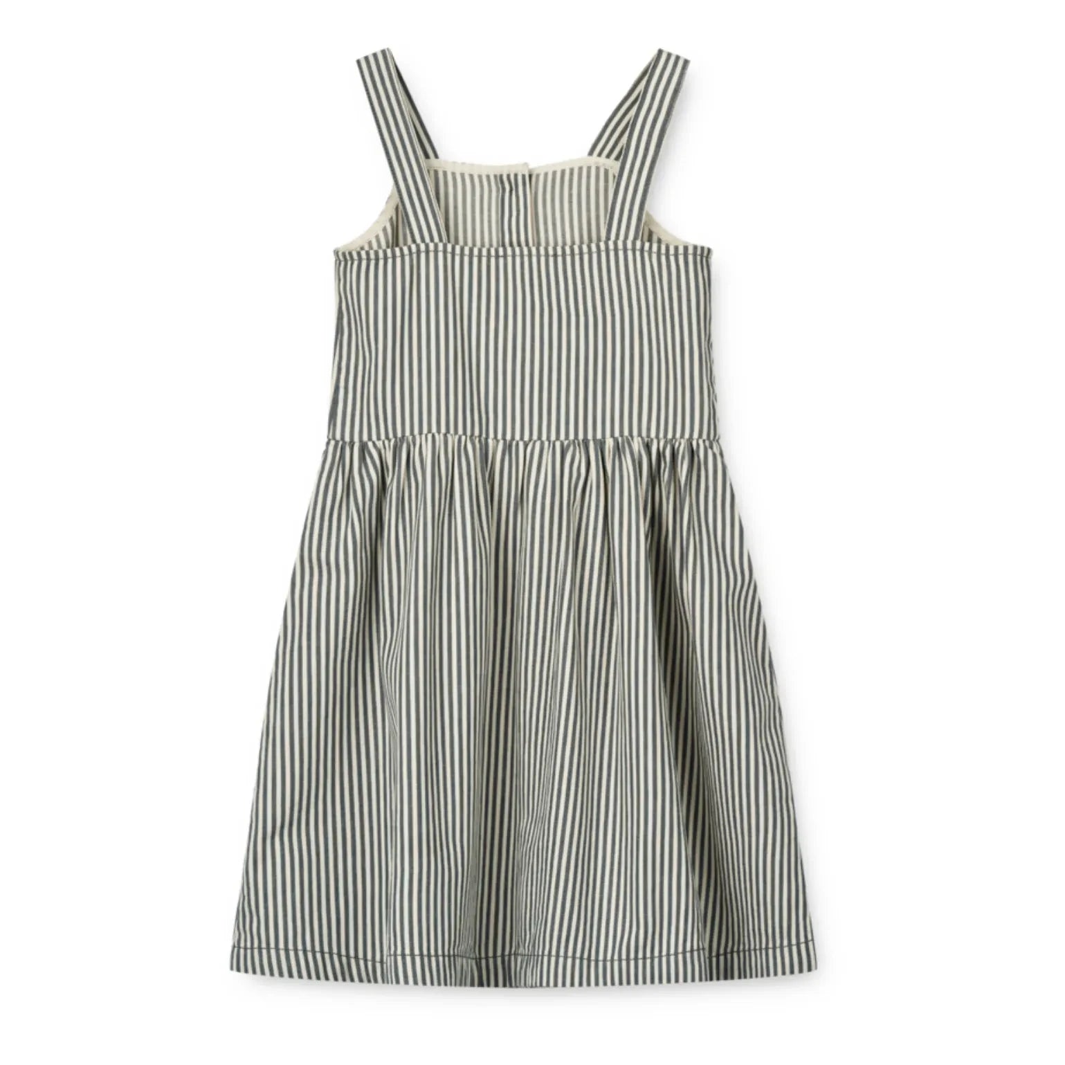 Liewood - Striped Zia Dress | Gray Blue