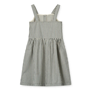Liewood - Striped Zia Dress | Gray Blue