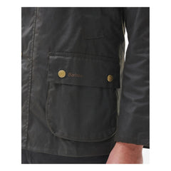 Barbour - Ashby Wax ceket | Zeytin yeşili