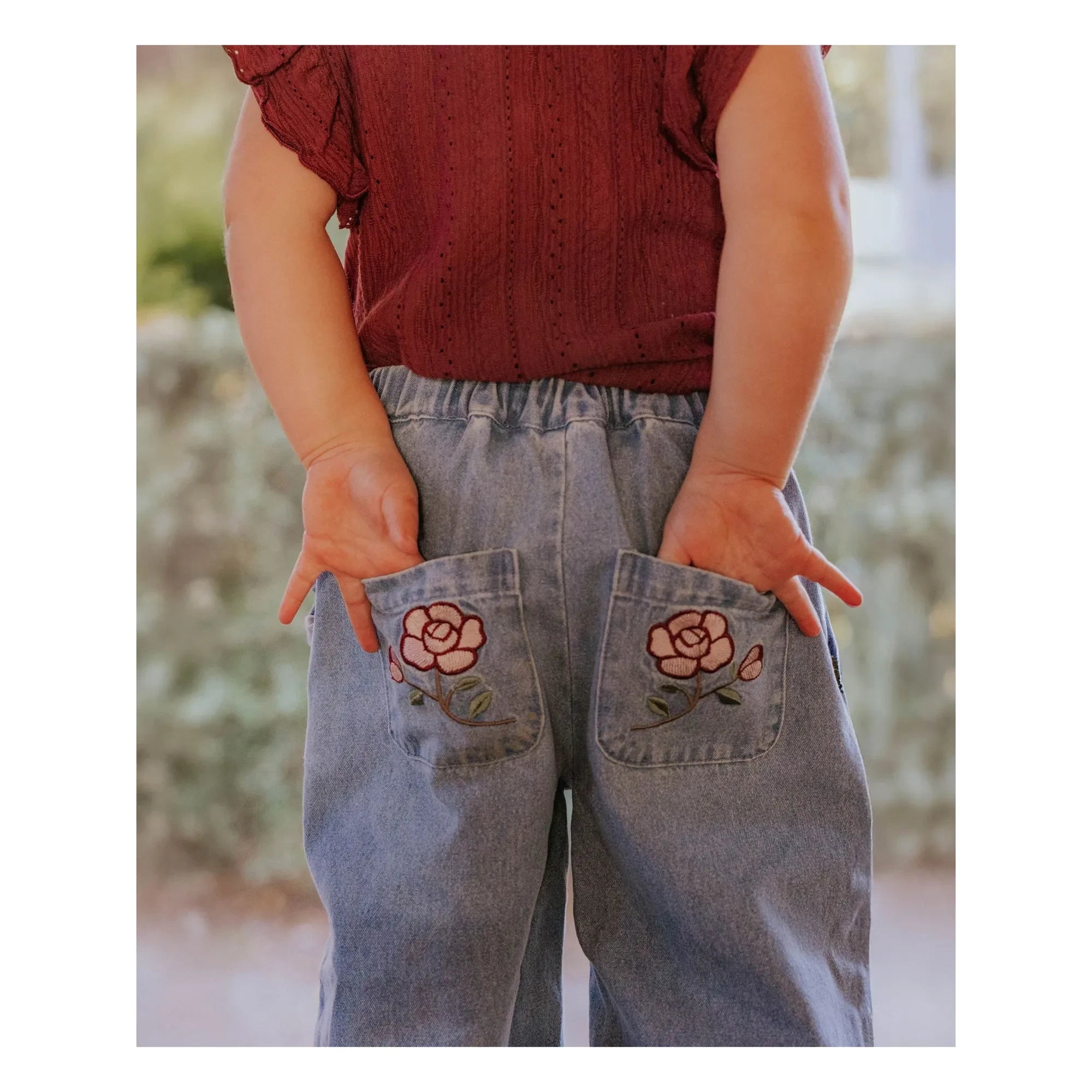 Fliink - Jean Don Flowers | Light Blue
