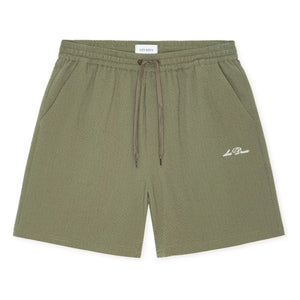 Les Deux - Stan Seersucker Swim Shorts | Khaki