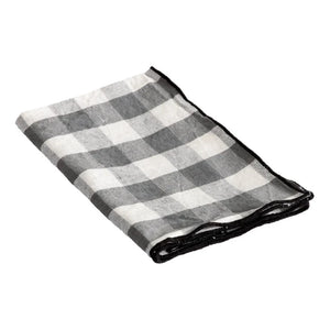Maison de Vacances - Slate Vichy Bourdón American Tablecloth | Vichy Slate