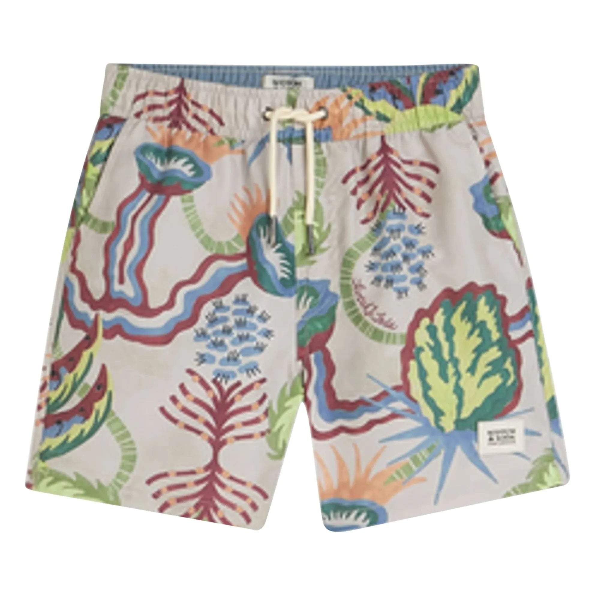 Scotch & Soda - Desert Flower Patterned Swimsuit Shorts | Beige