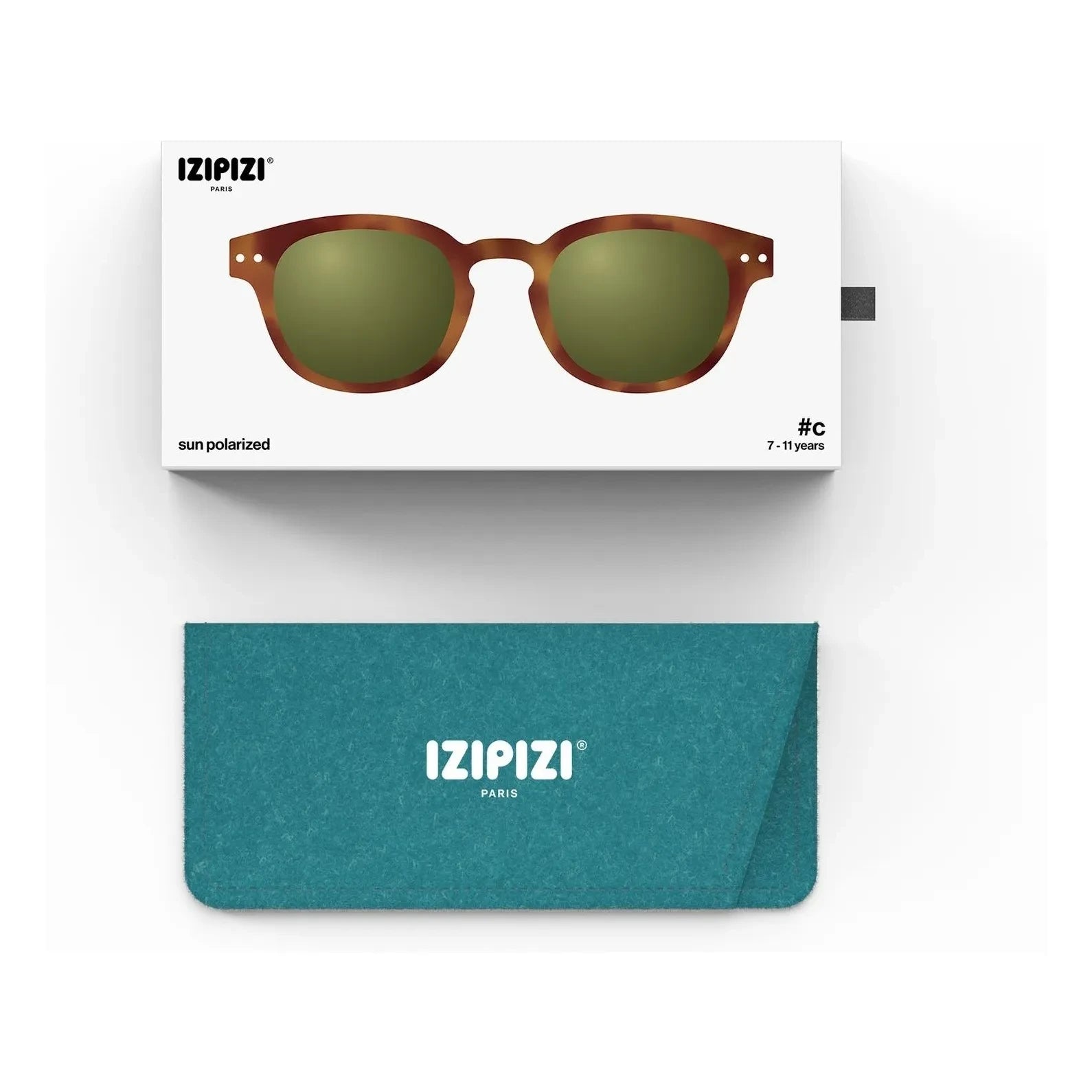 IZIPIZI - Sunglasses #C Junior | Brown