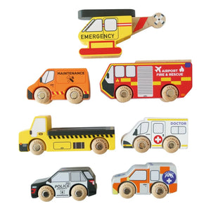 Le Toy Van - Kurtarma araçları - 7'li set