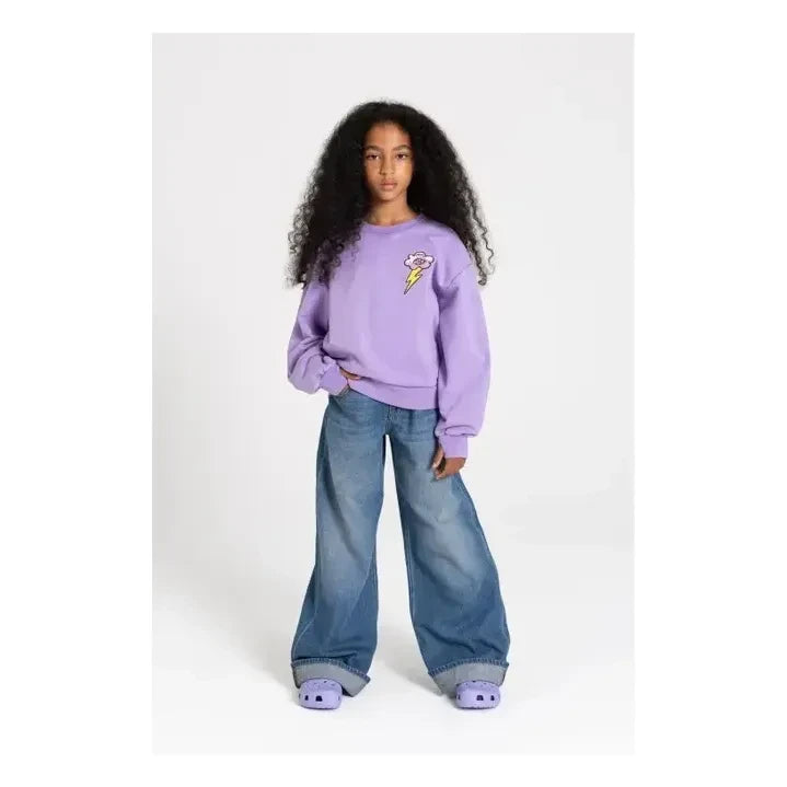 Finger in the Nose - Alma Organic Cotton Sweatshirt | Lilac