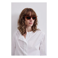 Pomandère - Cotton Poplin Blouse | White