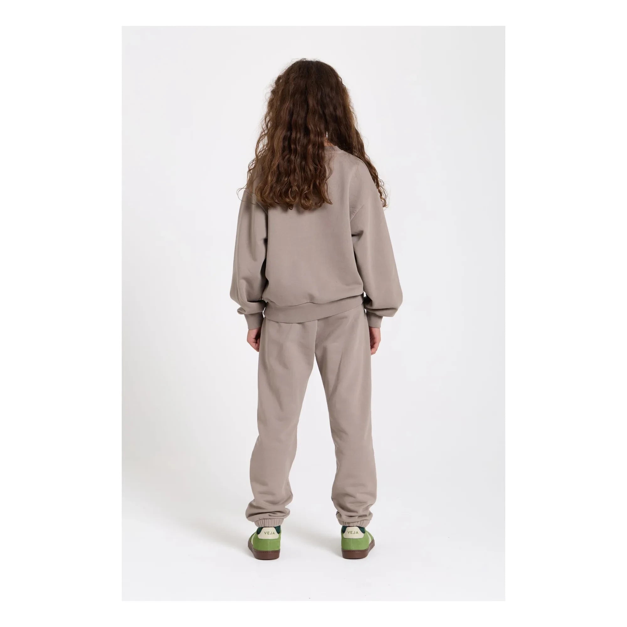 Smallable Kid - Maia organic cotton sweatshirt | Grey taupe