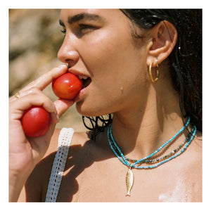 Alhaja - Chocker Sardina kolye | Turkuaz