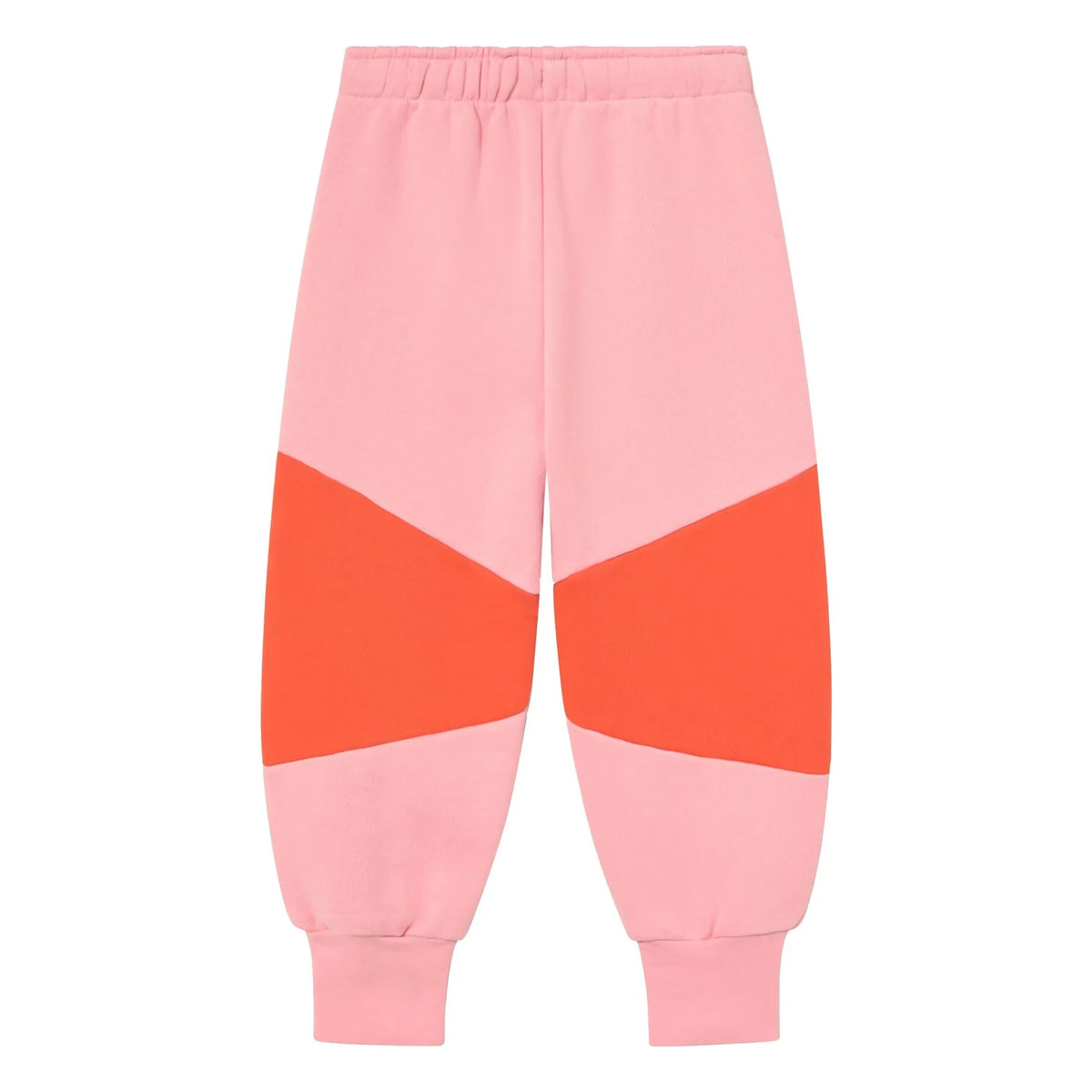 Tinycottons - Tiny Renk Bloklu Organik Pamuklu Jogger | Pembe