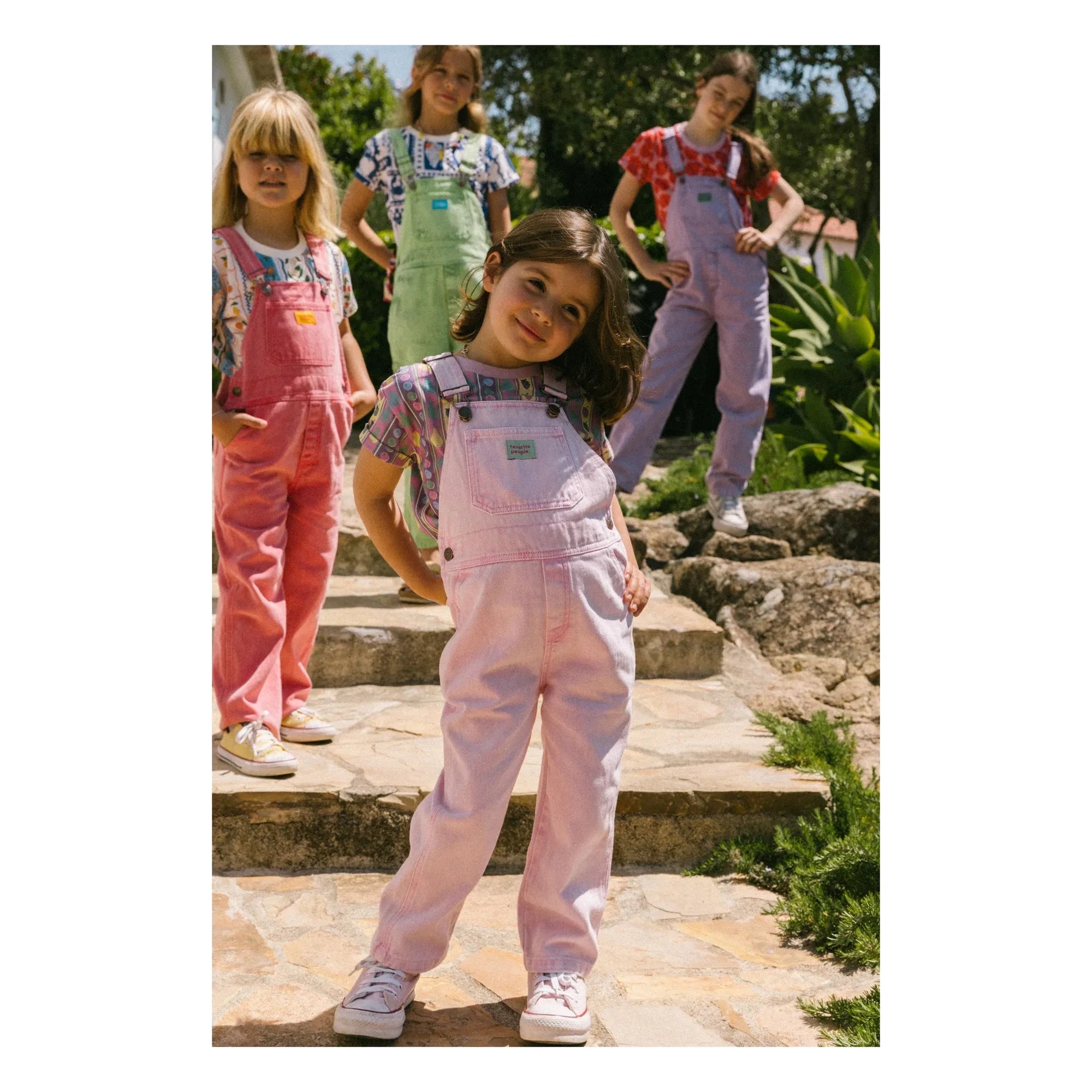 Favorite People - Plain Overalls | Pink