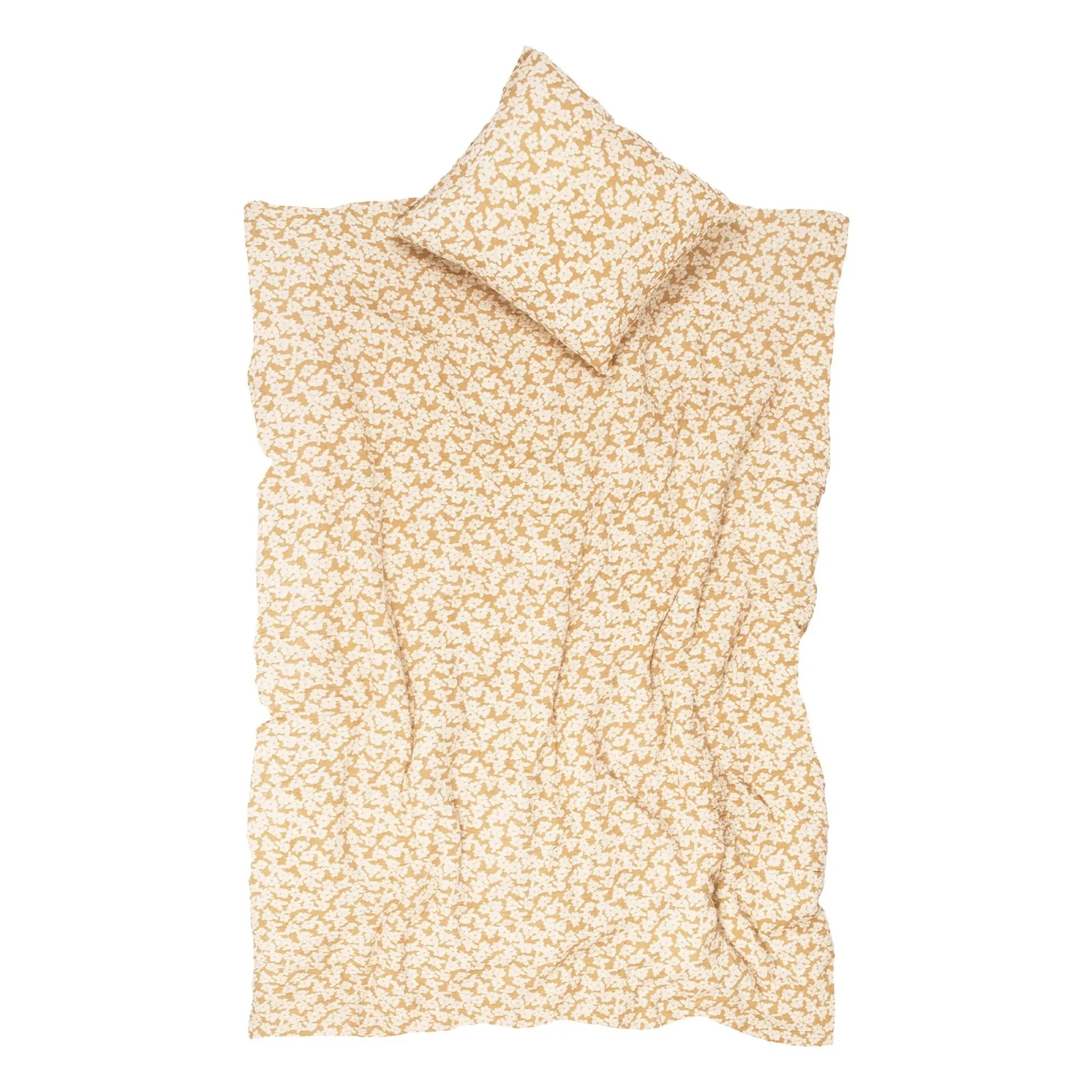 Nobodinoz - Wabi-Sabi Sakura Duvet Cover Set | Mustard