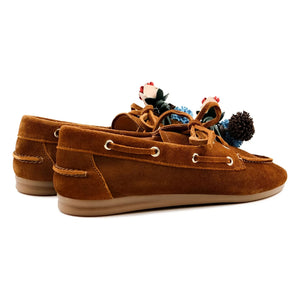 Toral - Nahua Suede Loafer Shoes | Brown