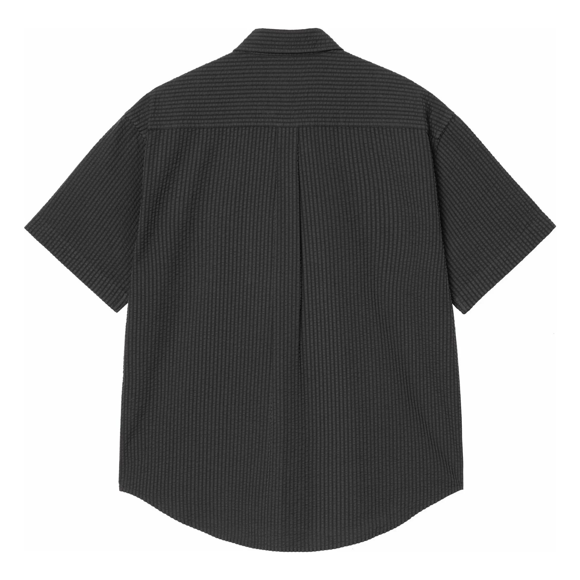 Carhartt WIP - Toland Çizgili Seersucker Gömlek | Siyah