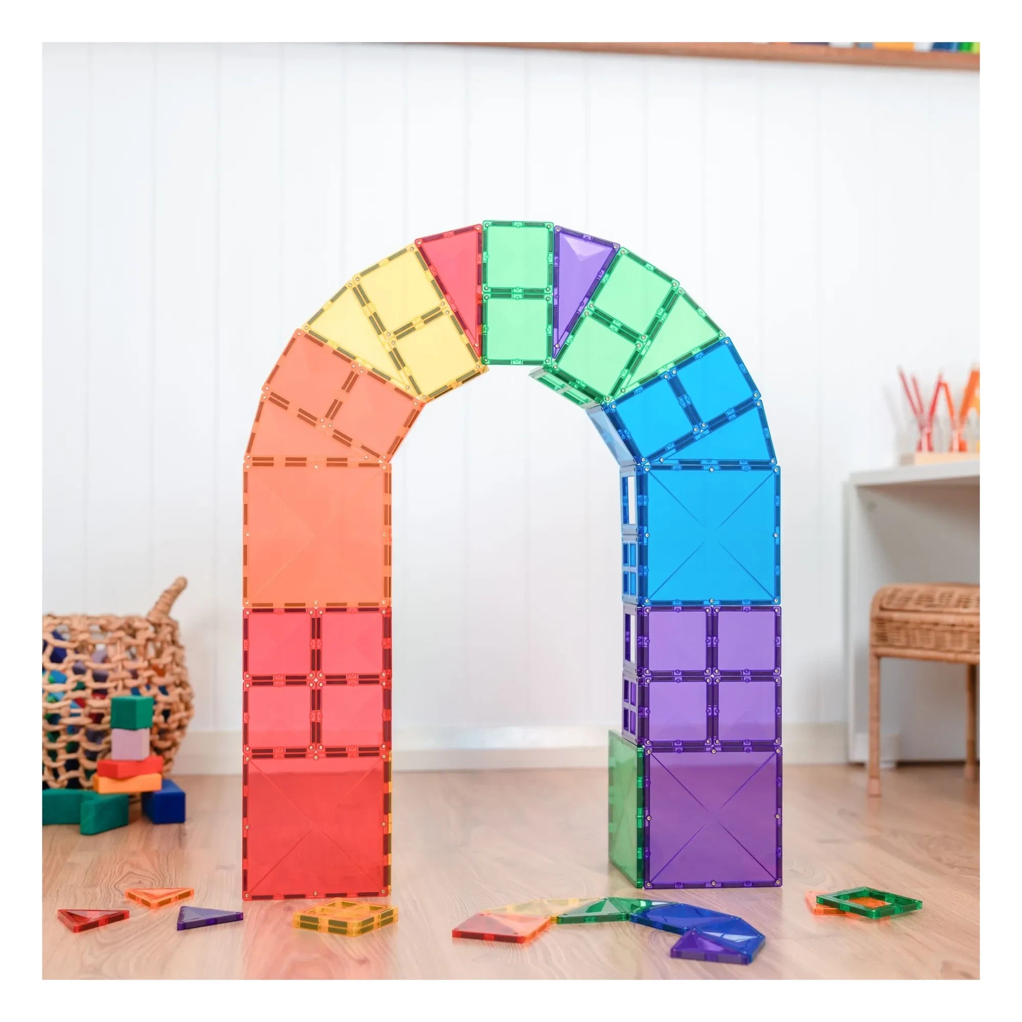 Connetix - Starter Set - 60 Pieces | Rainbow