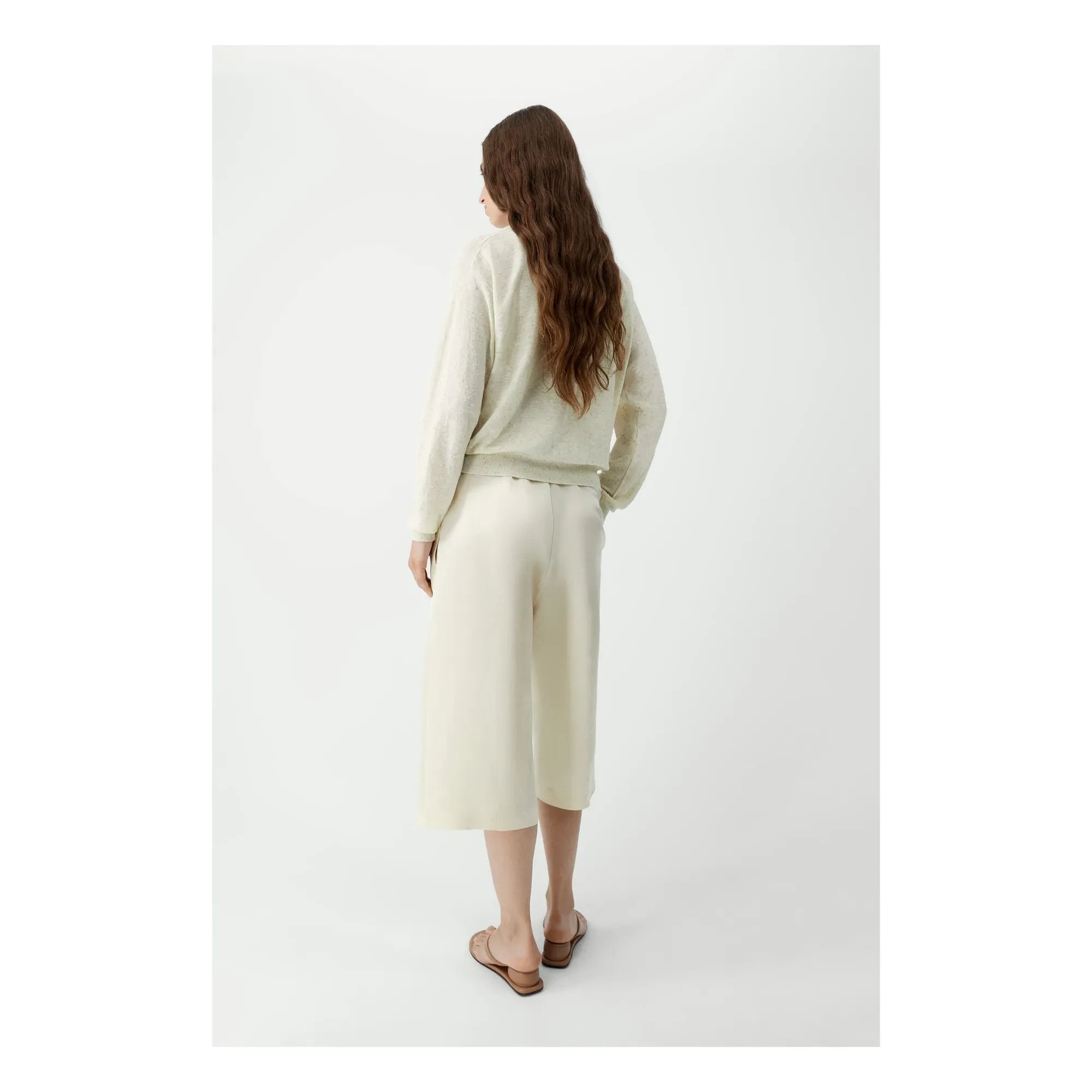 Cordera - Linen and Cotton Cardigan | Cream