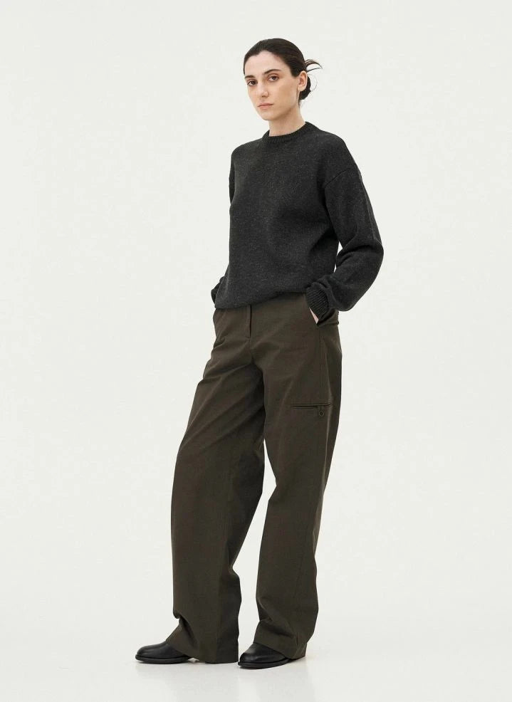 Noyoco - Malmo Merino Wool Sweater | Khaki