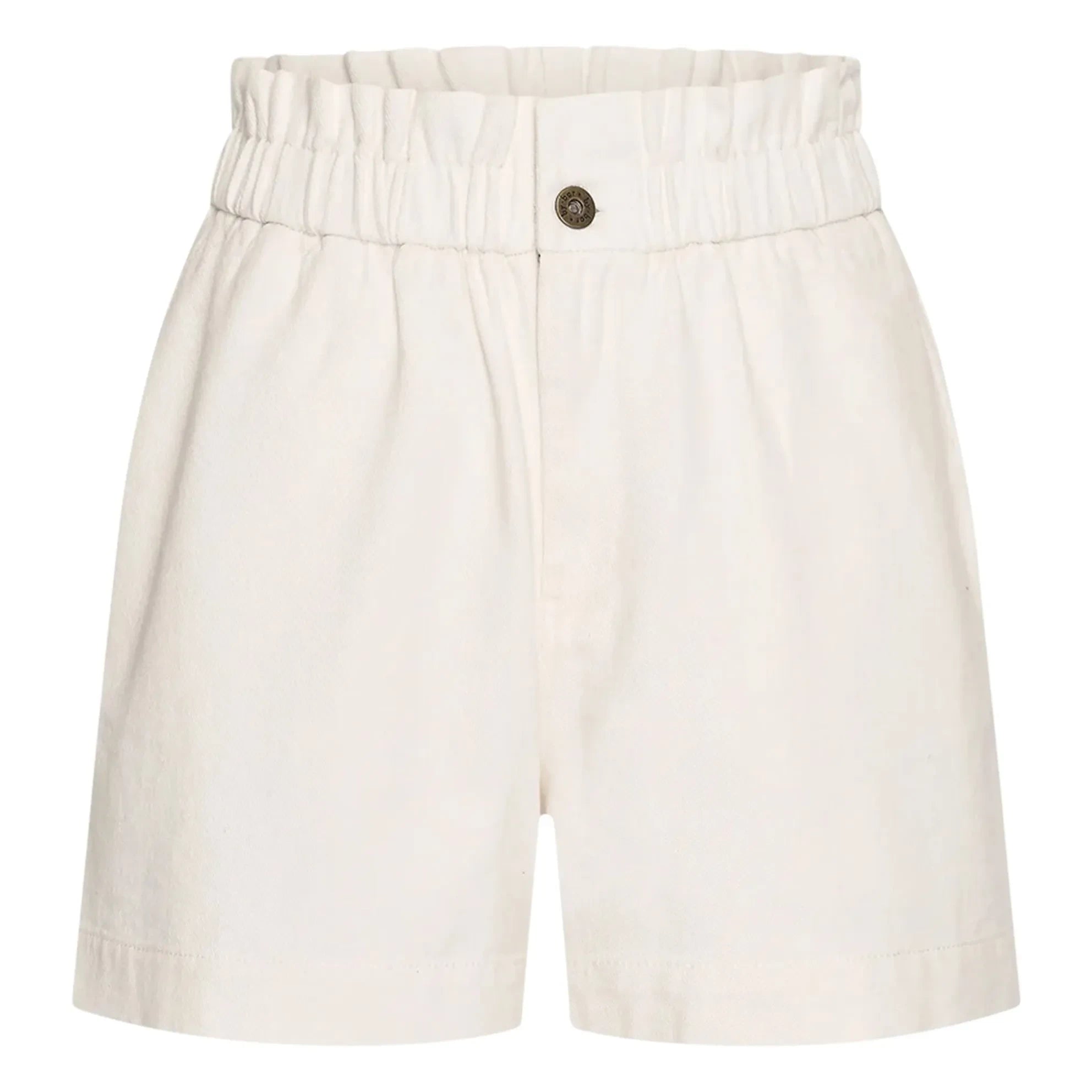 By Bar - Cotton Linen Shorts | White