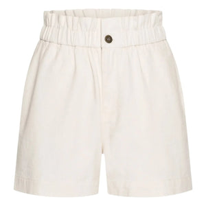 By Bar - Cotton Linen Shorts | White