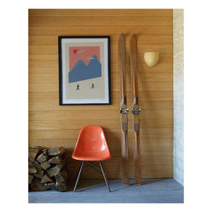 Ciel Glue - Mountain n°5 Crosscountry Poster - Sınırlı Üretim | Pembe