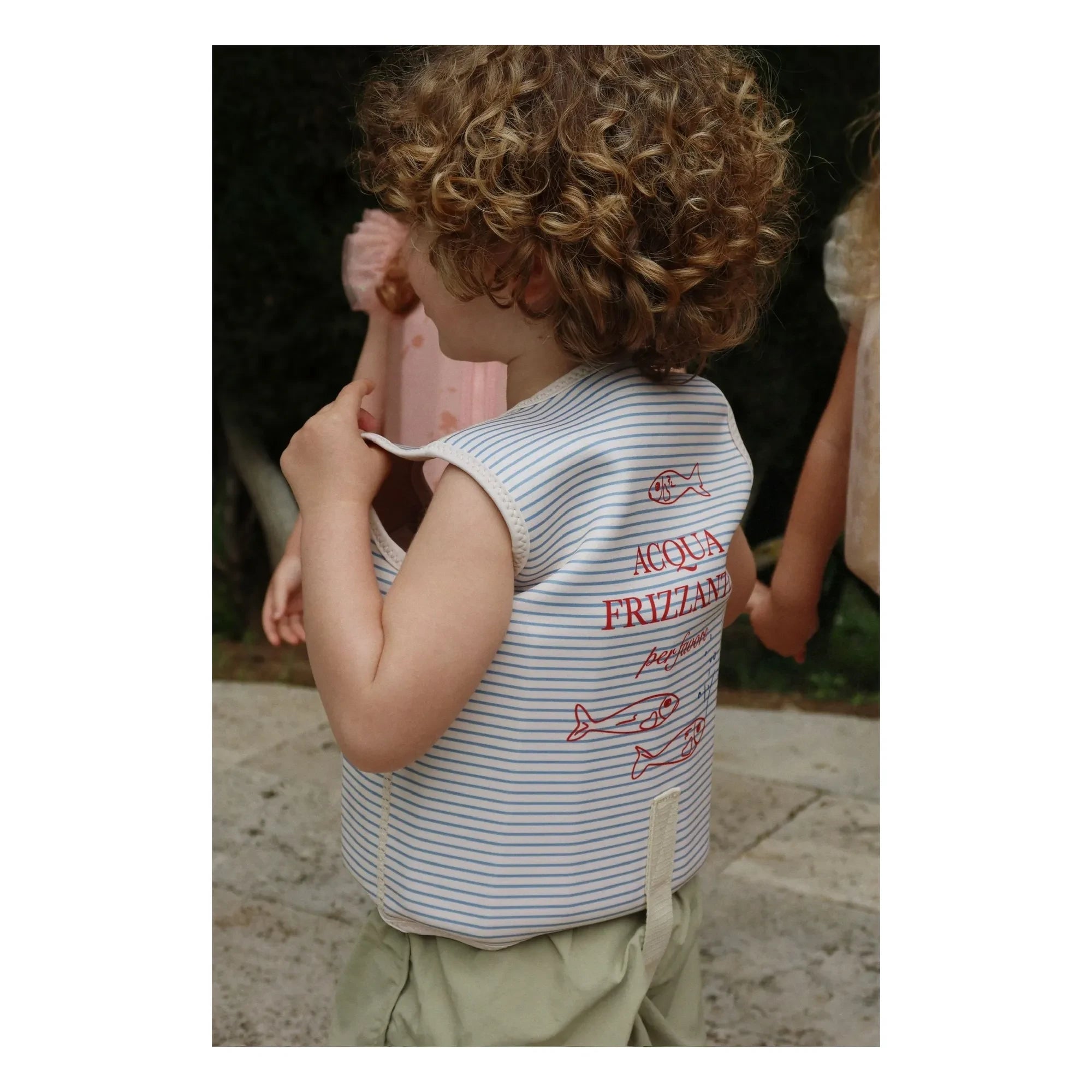 Konges Sløjd - Striped Swim Vest | Blue