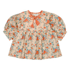 Louis Louise - Poonam Fleurie Blouse | Beige Pink