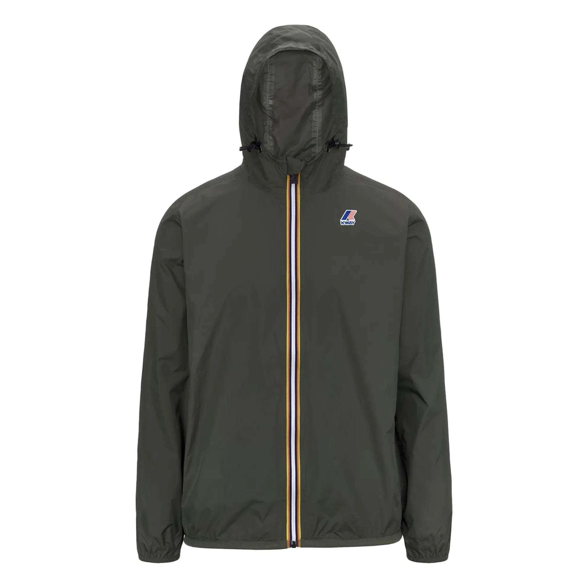K-way - Windbreaker Le Vrai 4.0 Claude Ripstop Geri Dönüştürülmüş Lifler | Koyu yeşil