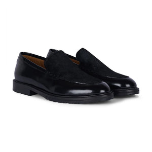 Anthology Paris - Ralph Çift Malzemeli Loafer Ayakkabı | Siyah