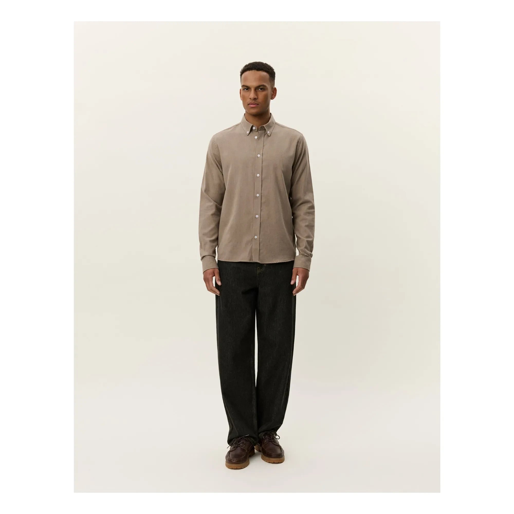 Les Deux - Desert Reg Shirt | Gray