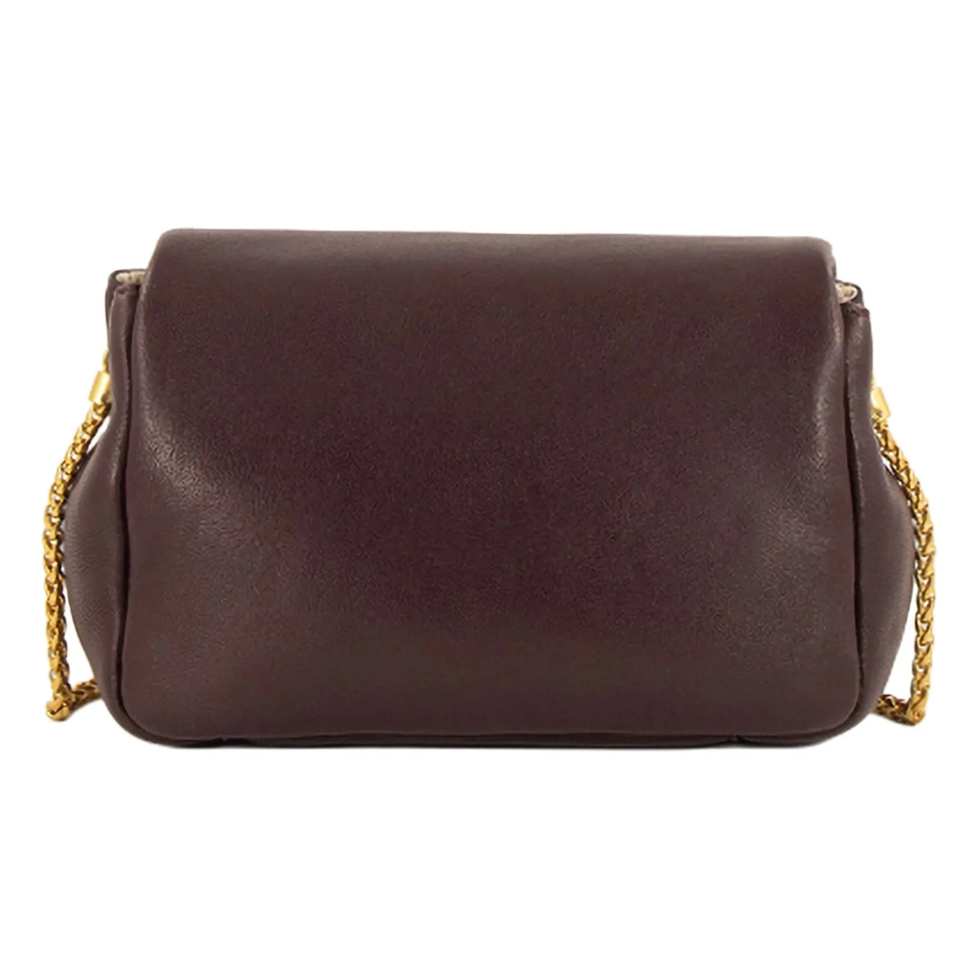 Sessùn - Diviluz Puffy Deri Çanta | Koyu kahverengi