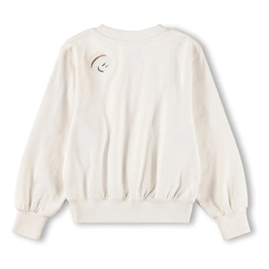 Molo - Sweat Marge Macarons Organik Pamuk | Beyaz
